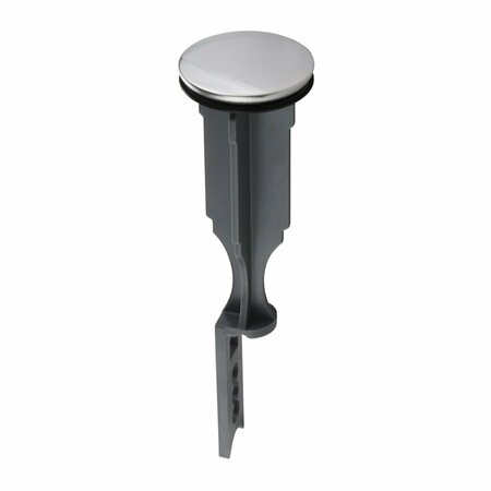 SWIVEL 1.4 in. Chrome Plastic Replacement Pop Up Stopper SW2739955